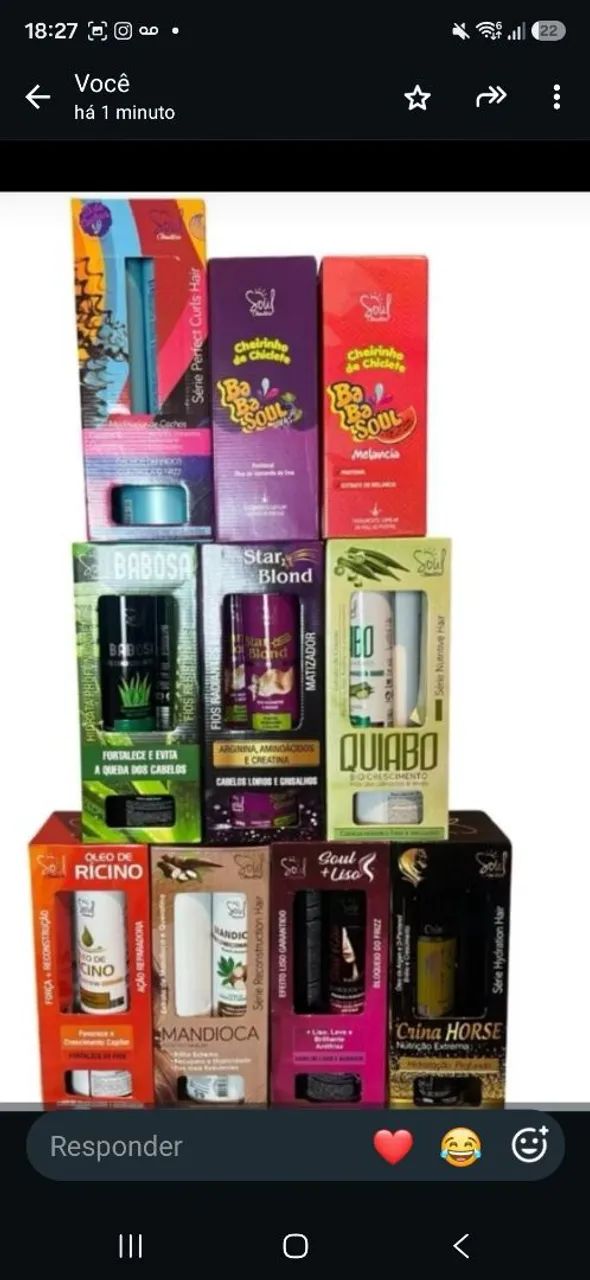 Kit soul cosméticos