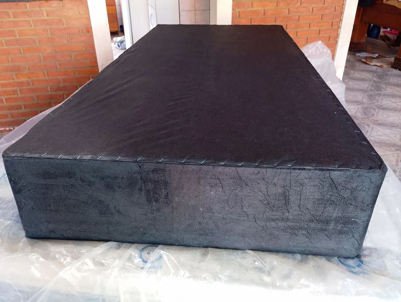 Cama box Solteiro + Colchão alto 25cm - Entregamos - Foto 4