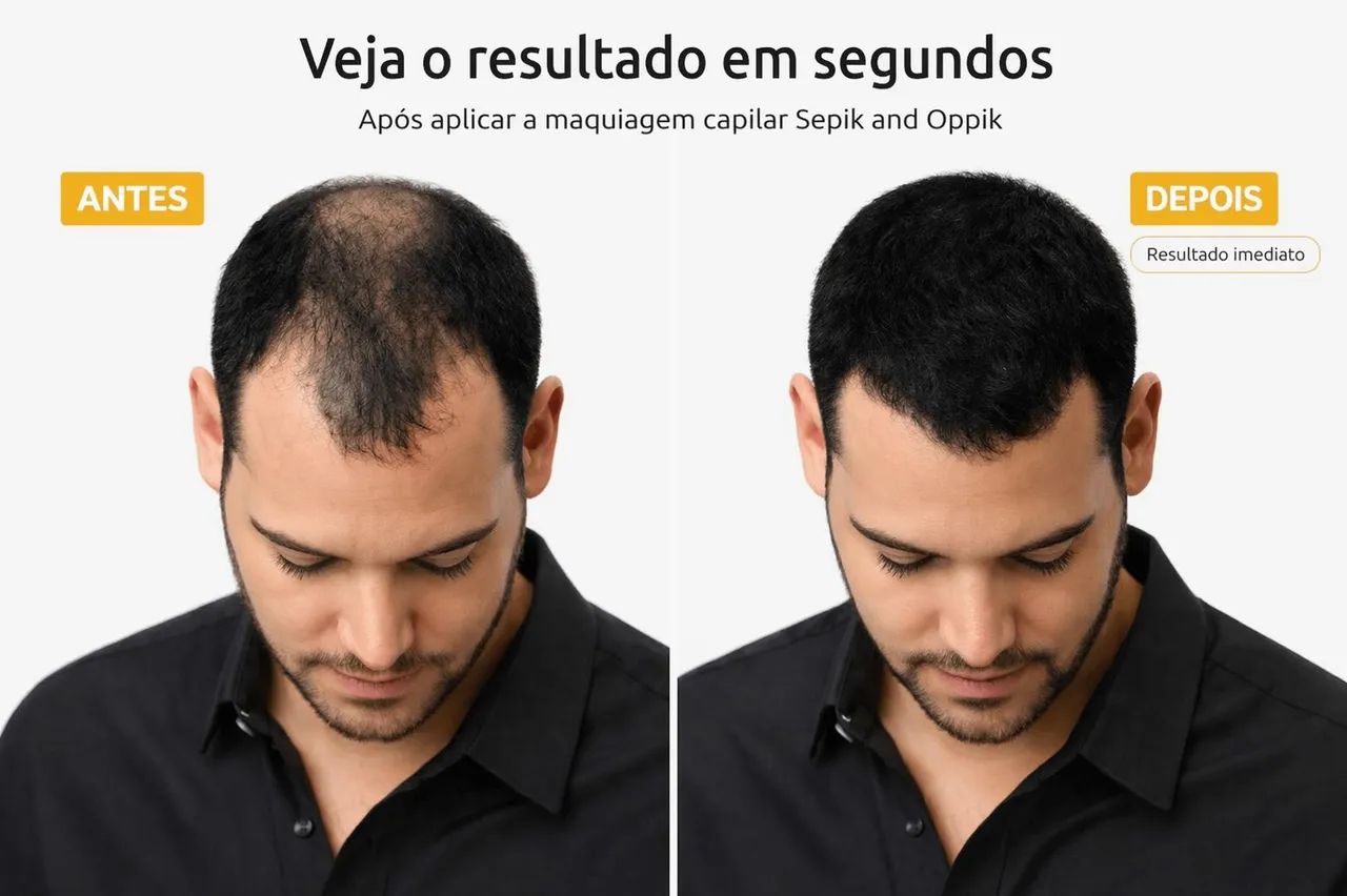 Fibra Capilar Várias Cores Maquiagem Capilar - Foto 4