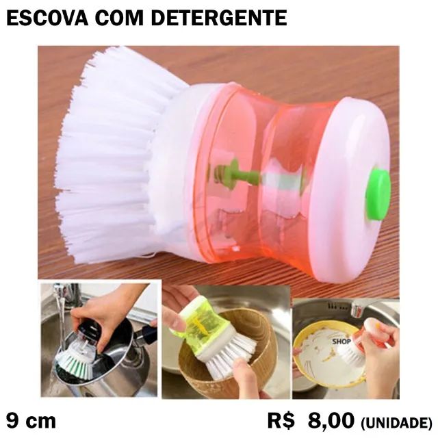 Escova com Detergente - 2 Unidades