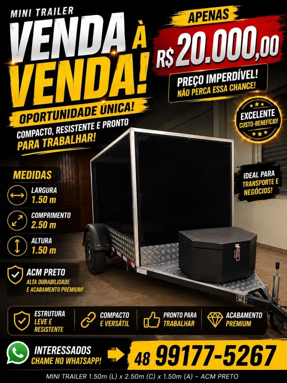 Carretinha/baú