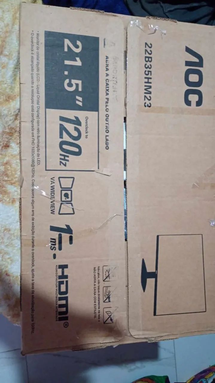 Monitor AOC 120hz 21.5 polegada - Foto 2
