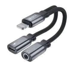 Adaptador duplo de Carregador e Áudio para iPhone - Foto 5