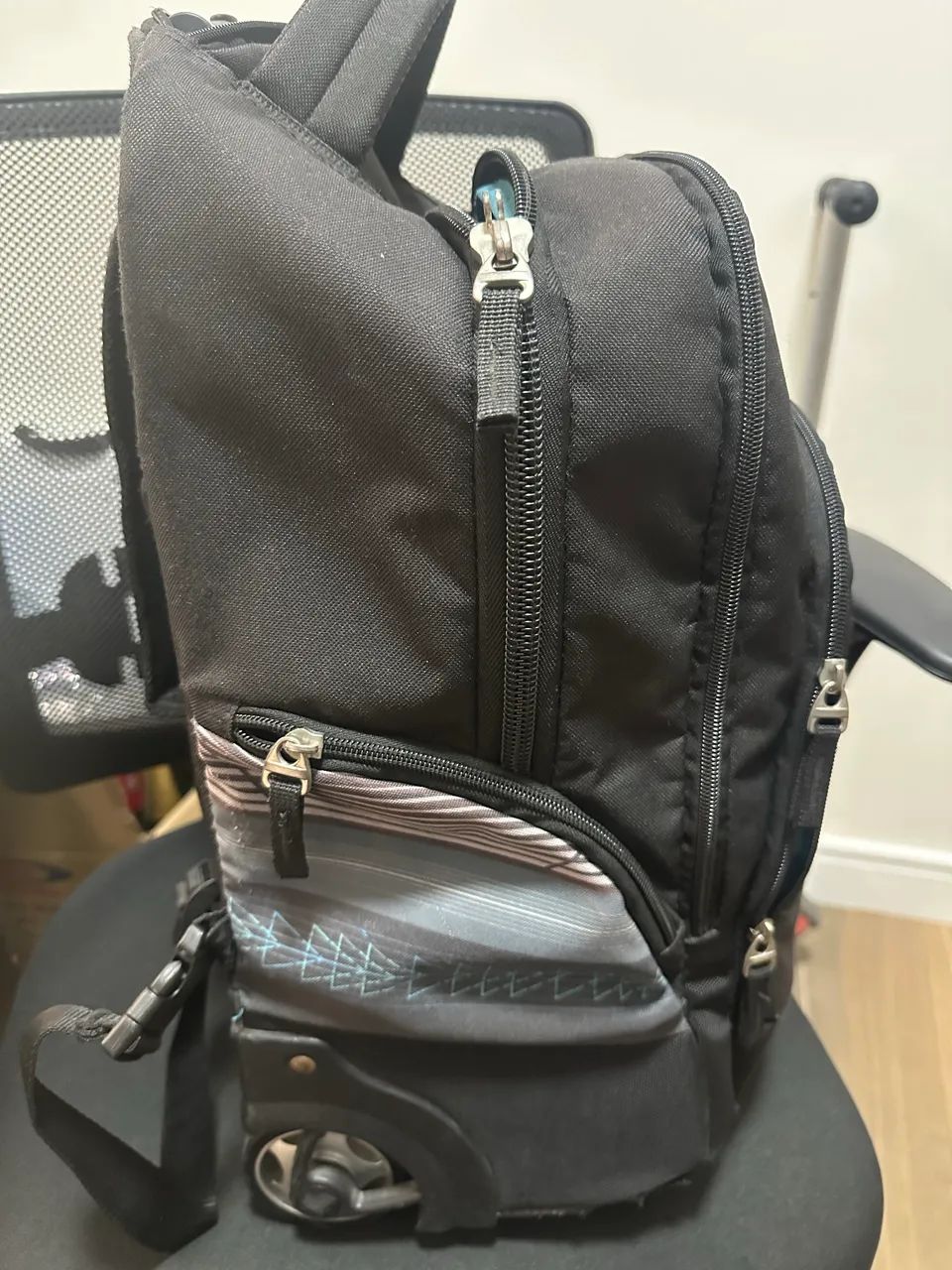 Mochila e estojo Sestini Rodinha - Foto 3