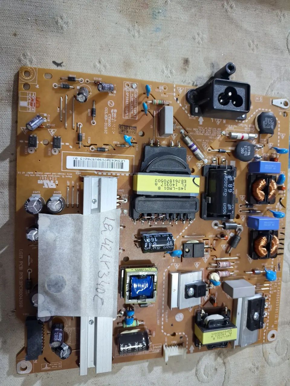 placa fonte lg 42ly340c - Foto 3