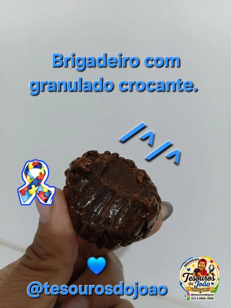 Brigadeiros cacau 100% amor e inclusão  - Foto 3