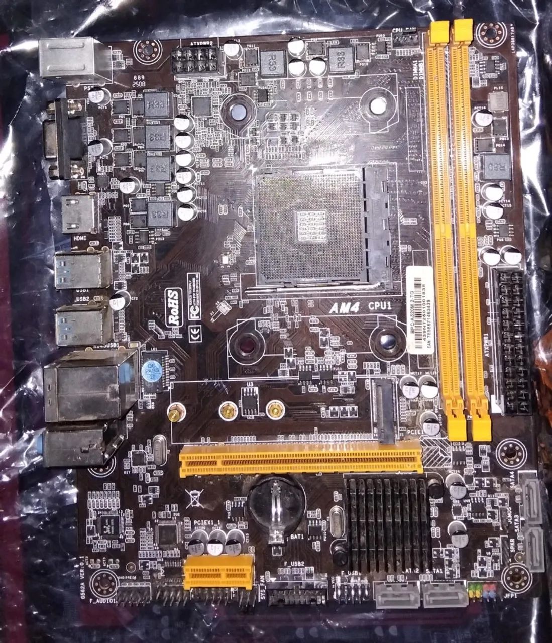 Placa am4 A520m DDR4 