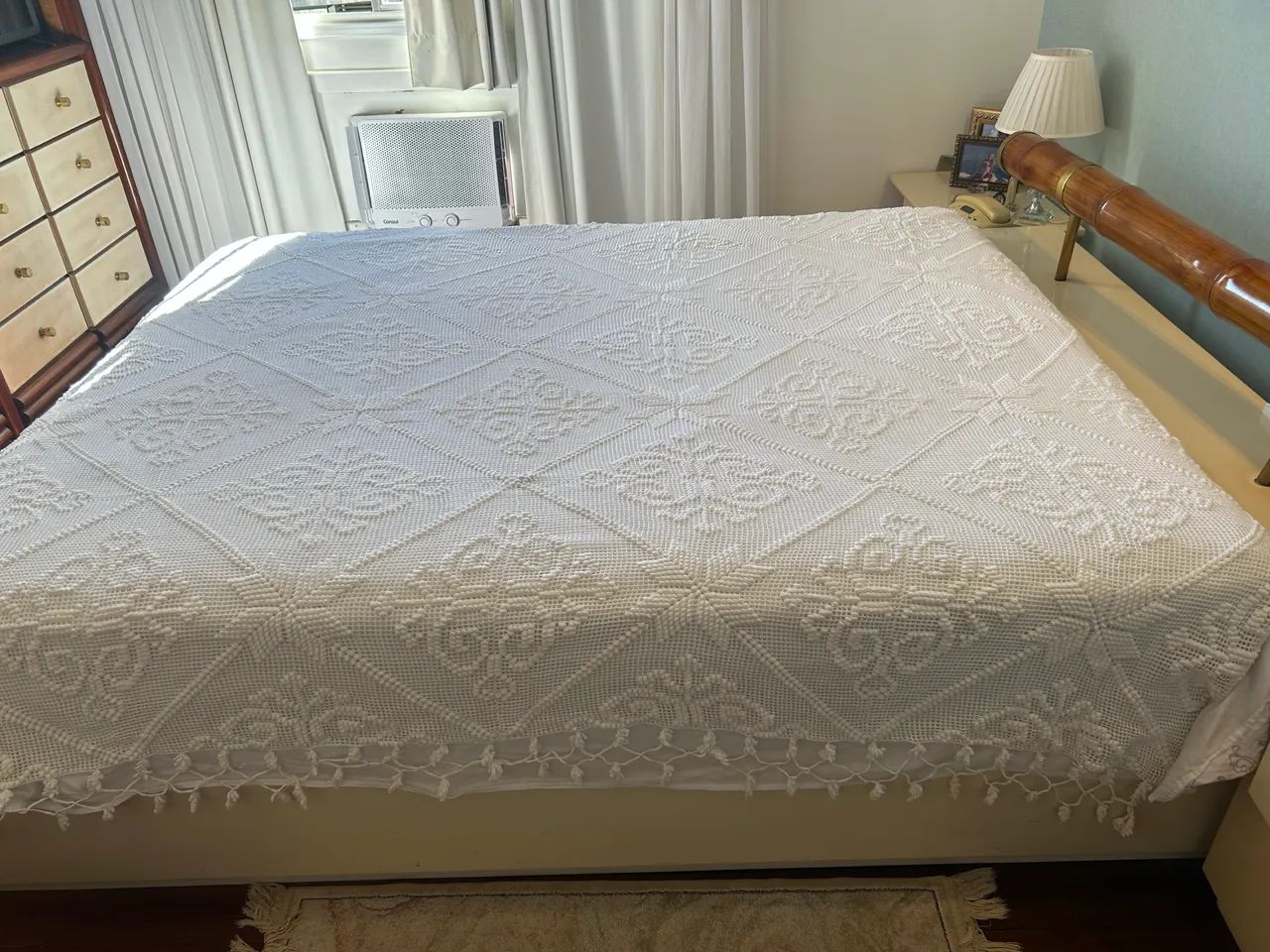 Maravilhosa colcha de crochê  - Foto 3