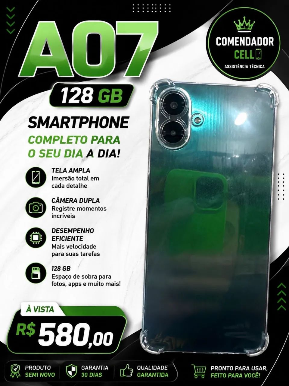 Sansung a07 128 gb