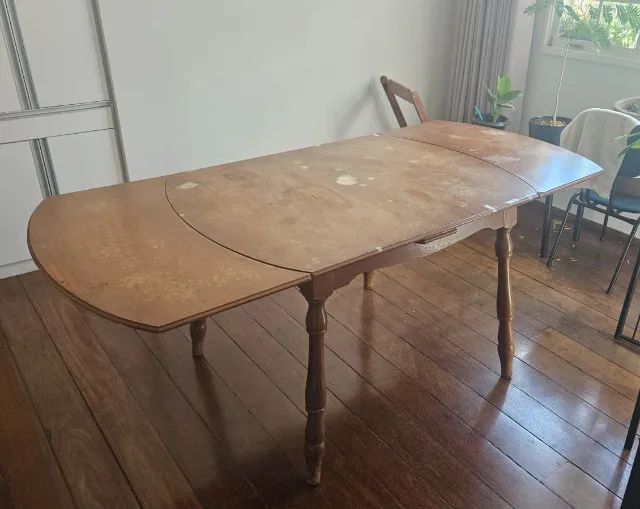 Mesa de jantar de madeira extensível - Foto 2