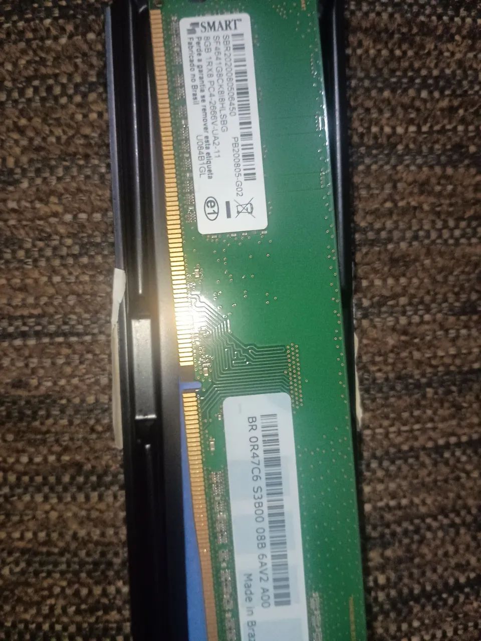 Memória ram 8 gigas ddr4