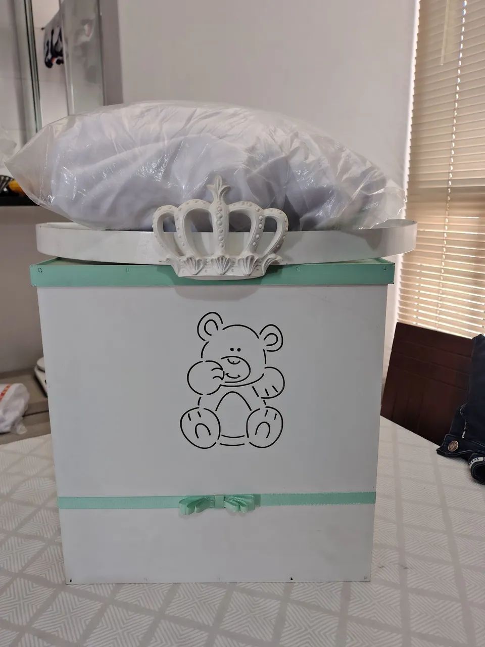 Decoração Quarto de Bebê - Dossel + Mosquiteiro + Kit Higiene