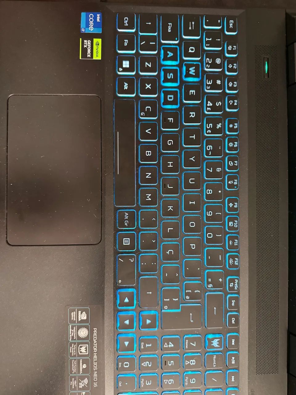 nootbook gamer predator helios neo 16 RTX 4060 - Foto 5