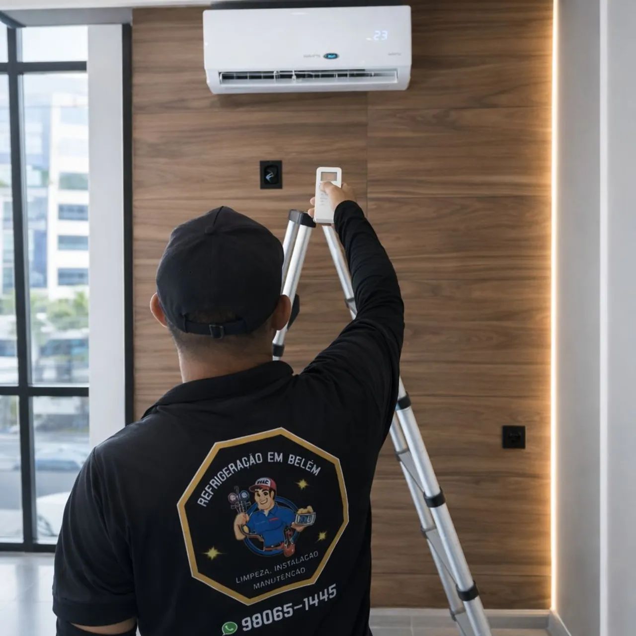 Instalação Manutenção Ar Condicionado 9k  Novo ou Usado 