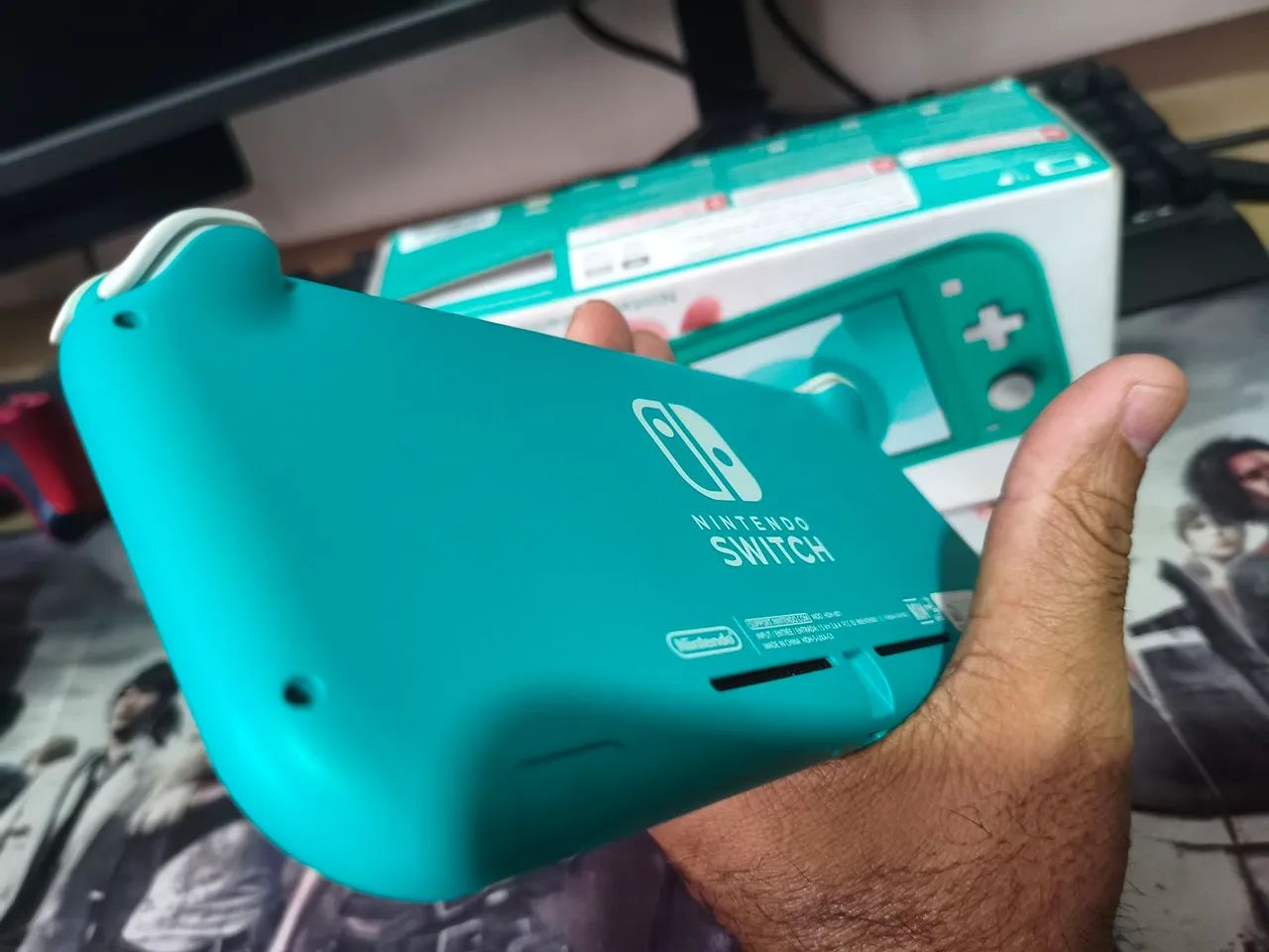 Nintendo switch lite d3sbl+queado# vendo/troco - Foto 3
