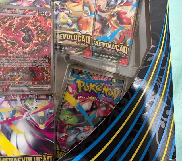 Box Coleção Mega Charizard X EX - Copag - Pokémon - Foto 3