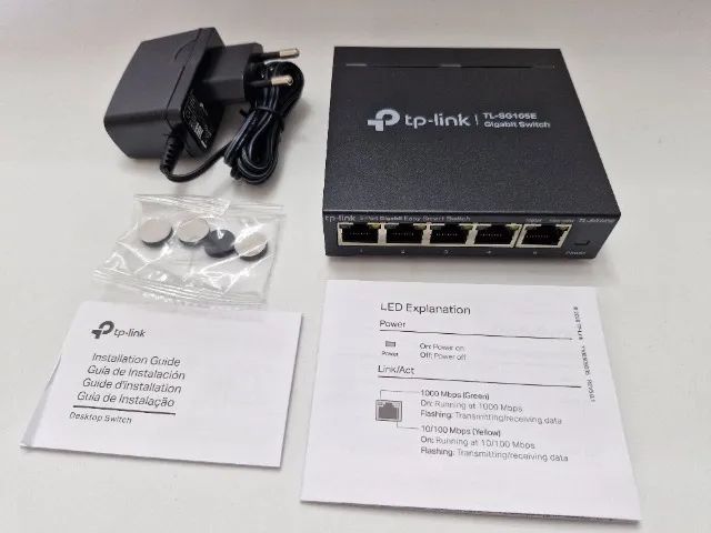 Switch Gigabit Easy Smart TL-SG105E com 5 Portas TP-Link - Foto 5