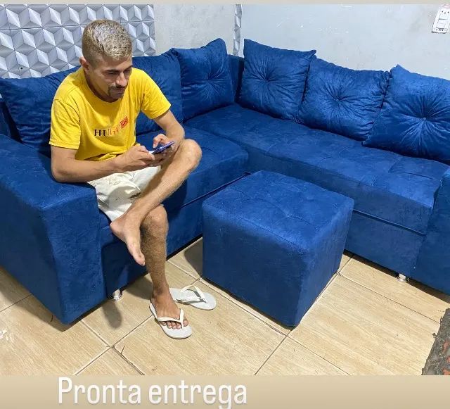 Cliente aprovou. Sofá lindo 
