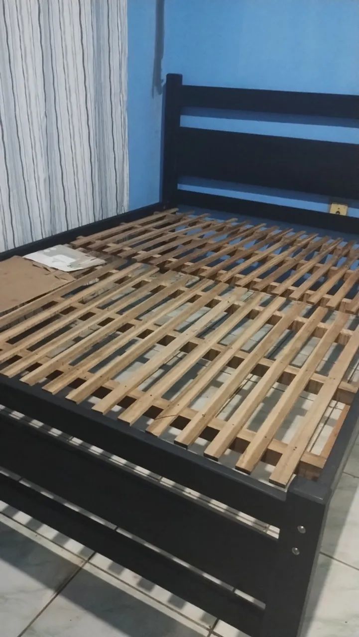 Cama casal de madeira - Foto 2