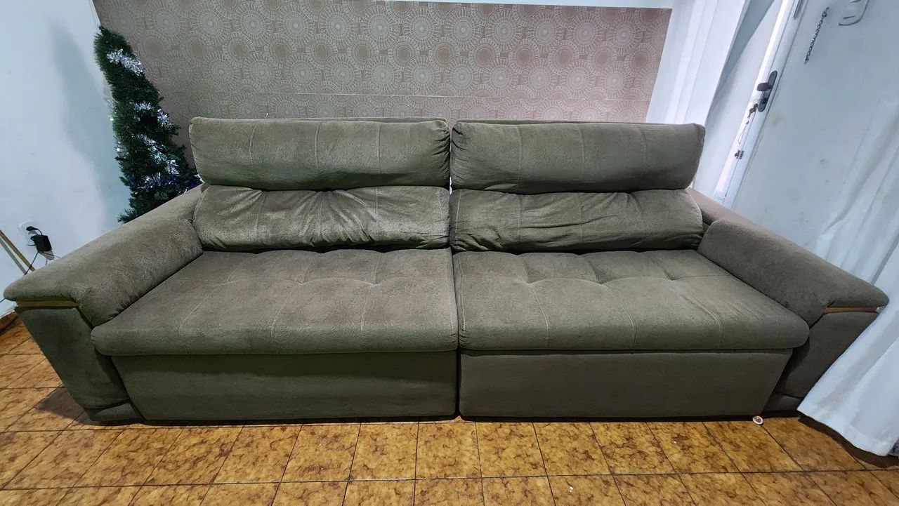 Sofa 2,70 m retratil e reclinavel - Foto 3