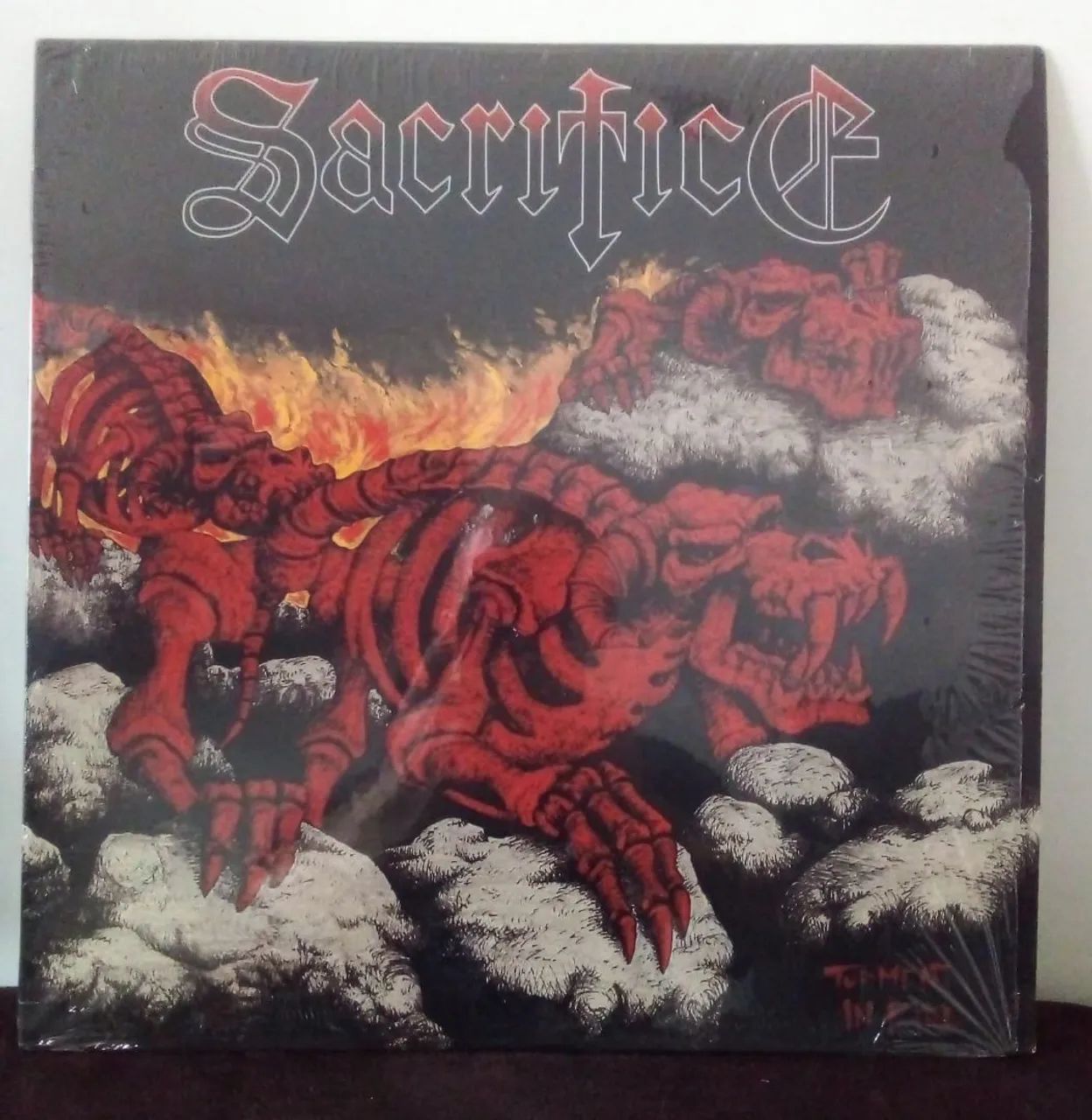 Sacrifice - Torment in Fire LP 2010 importado novíssimo! Razor
