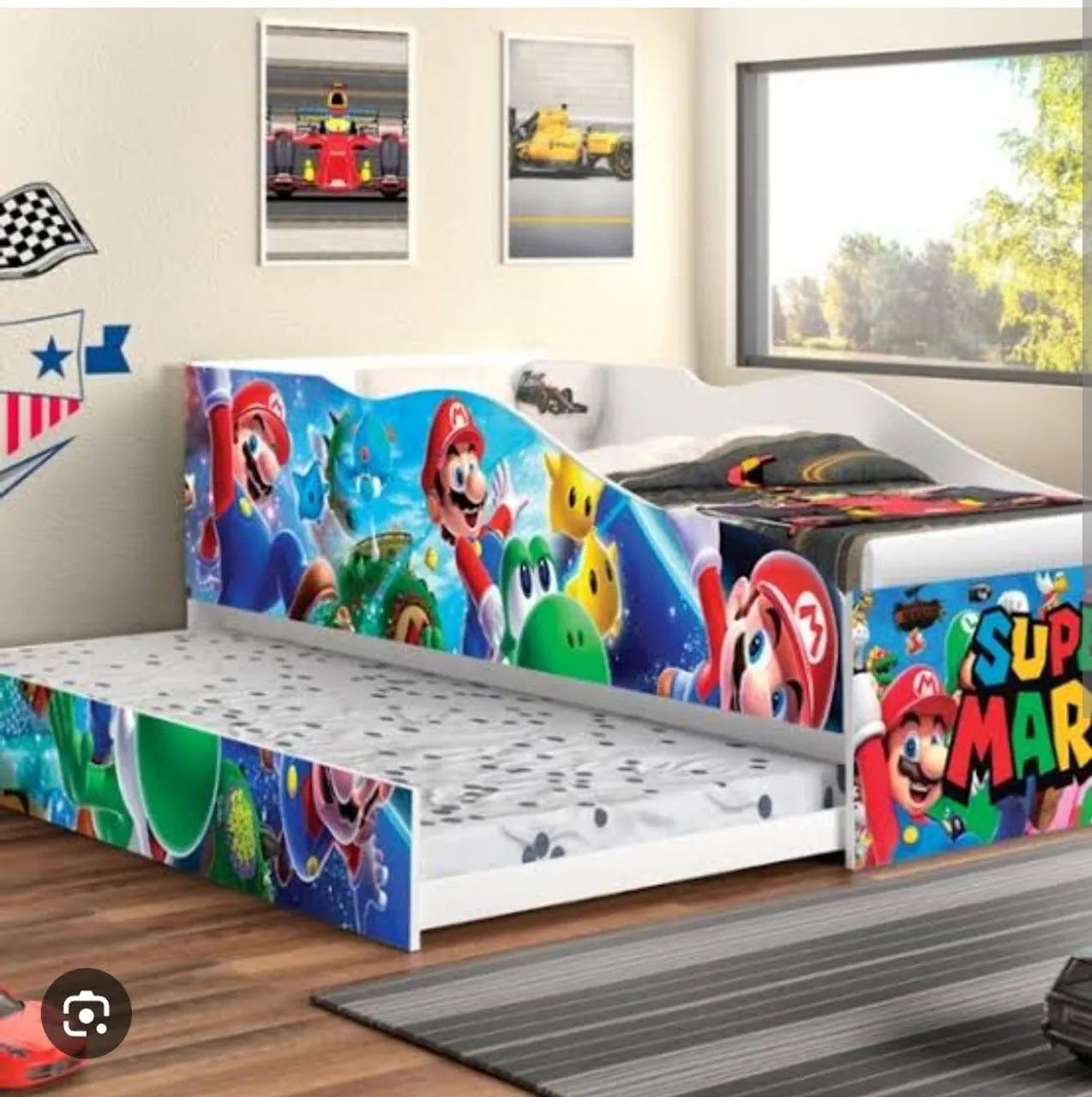 Cama Mario Bross Solteiro 
