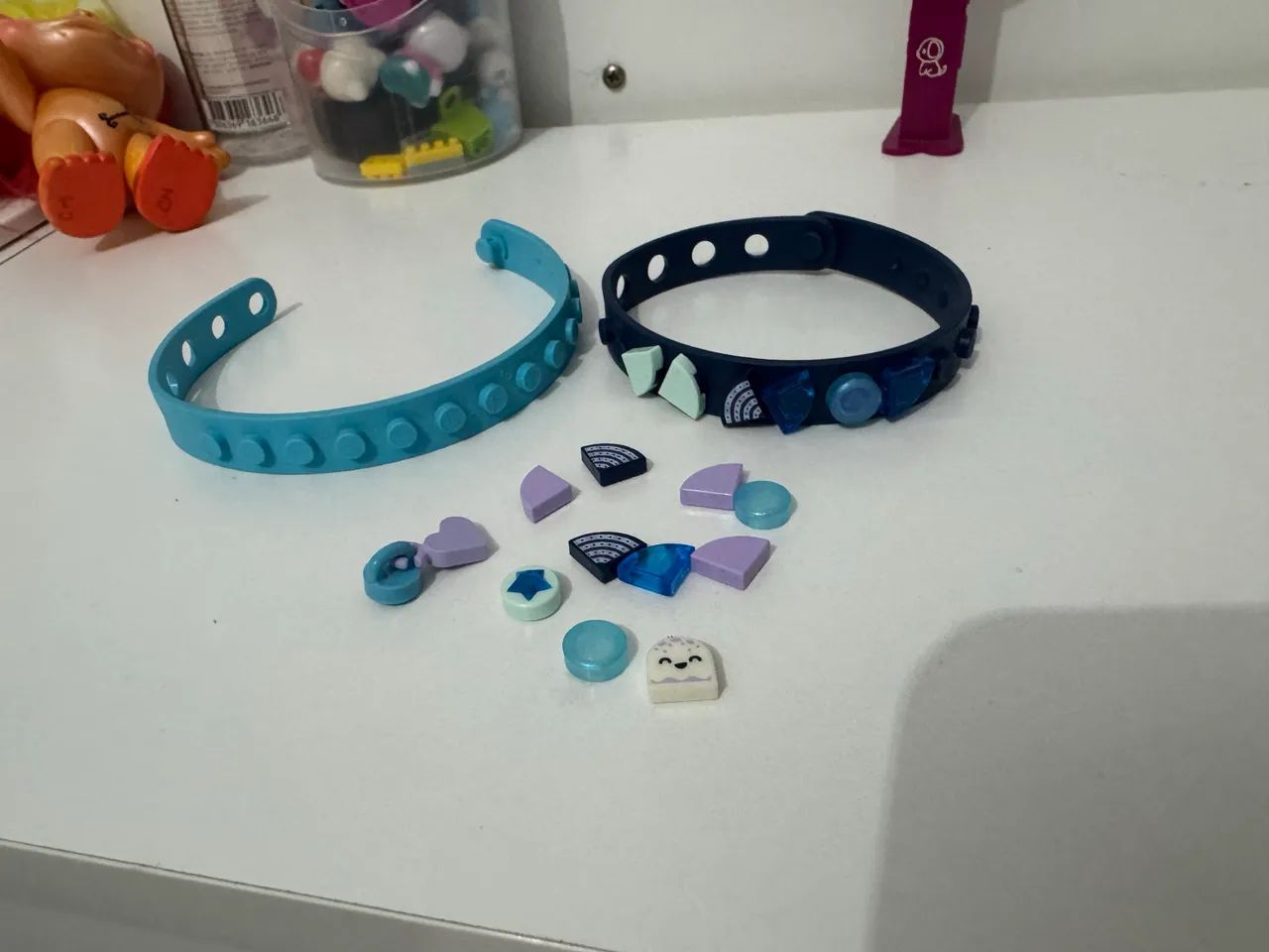 Kit duas pulseiras Lego Dots 