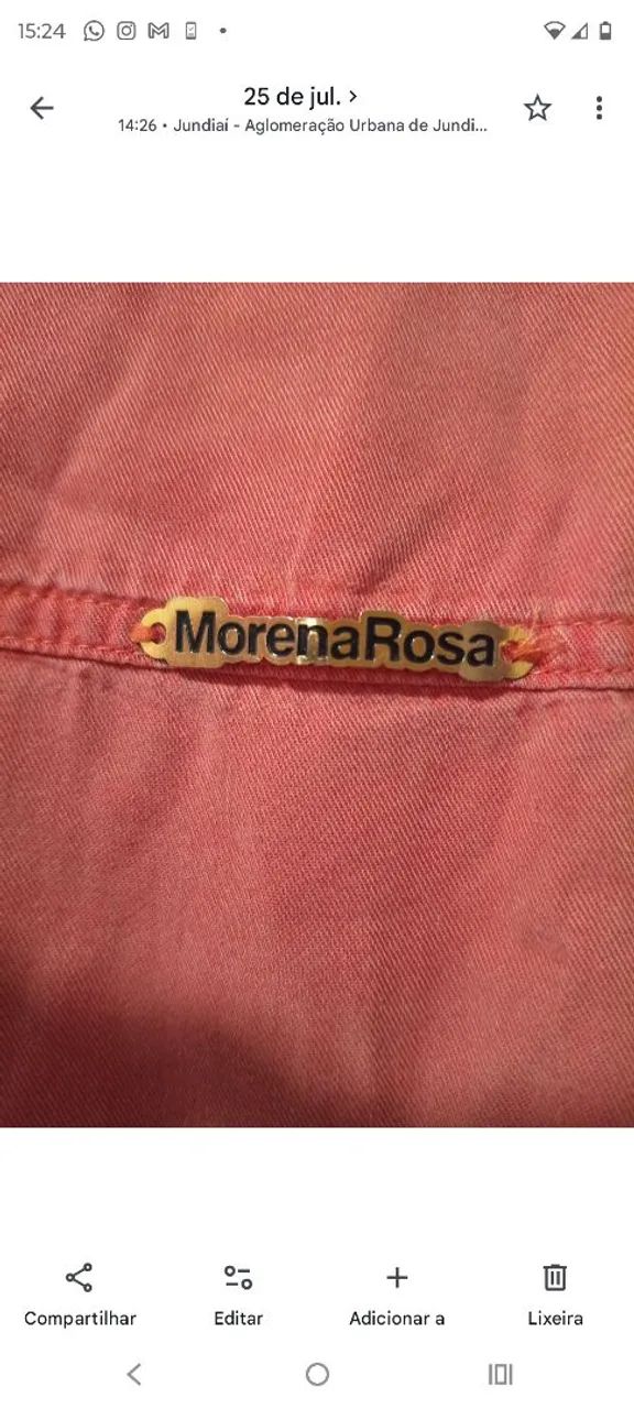 Macacão Marca Morena Rosa Tam. PP Veste 36 - Foto 3