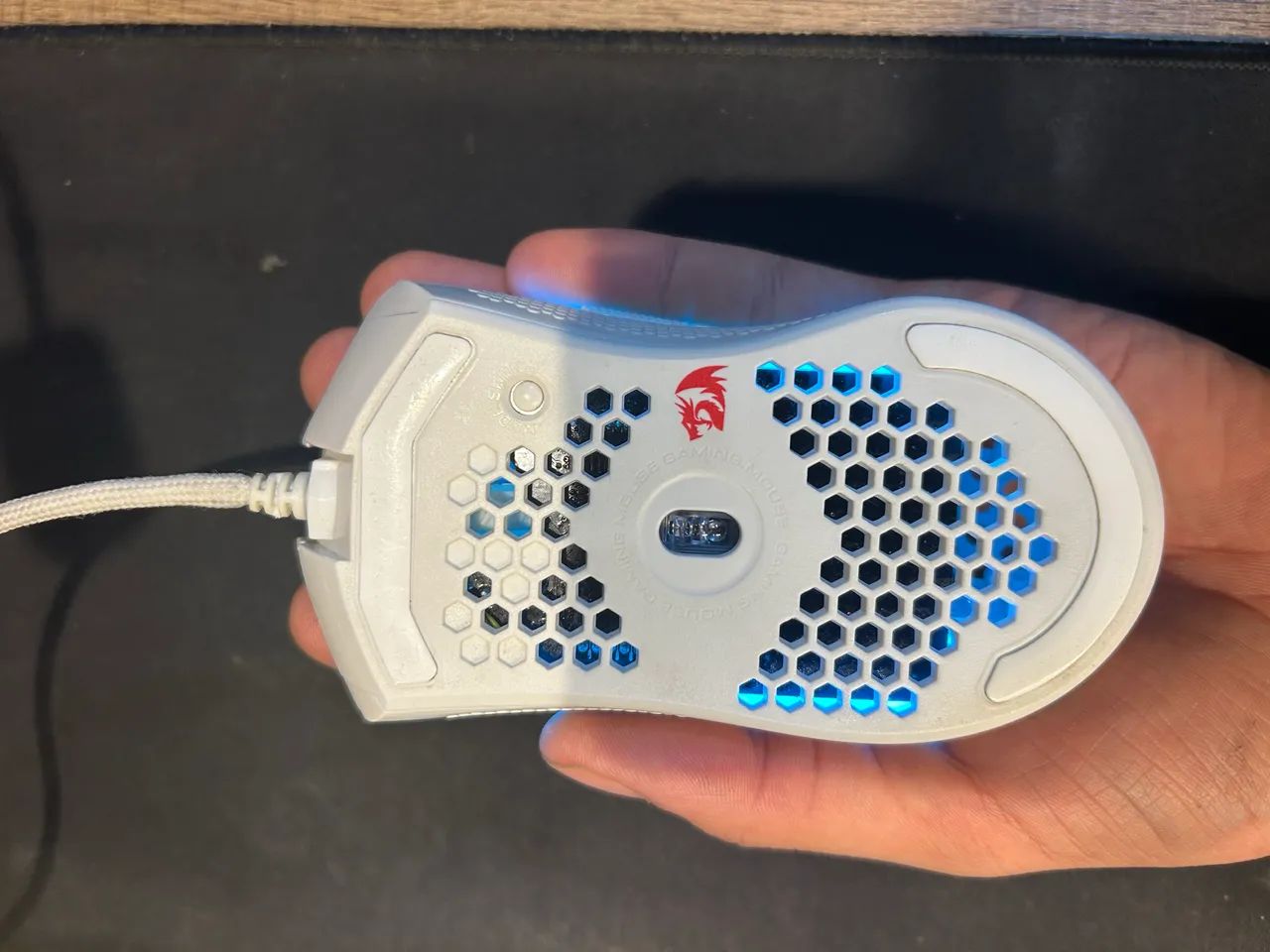 Mouse Redragon Storm Elite Branco  - Foto 3