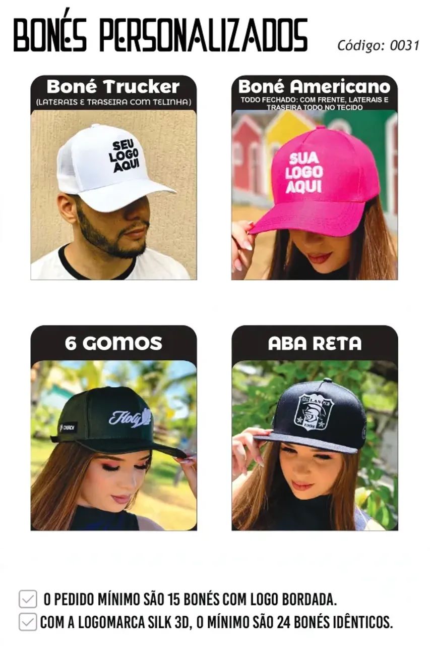 Boné Personalizado - Foto 3
