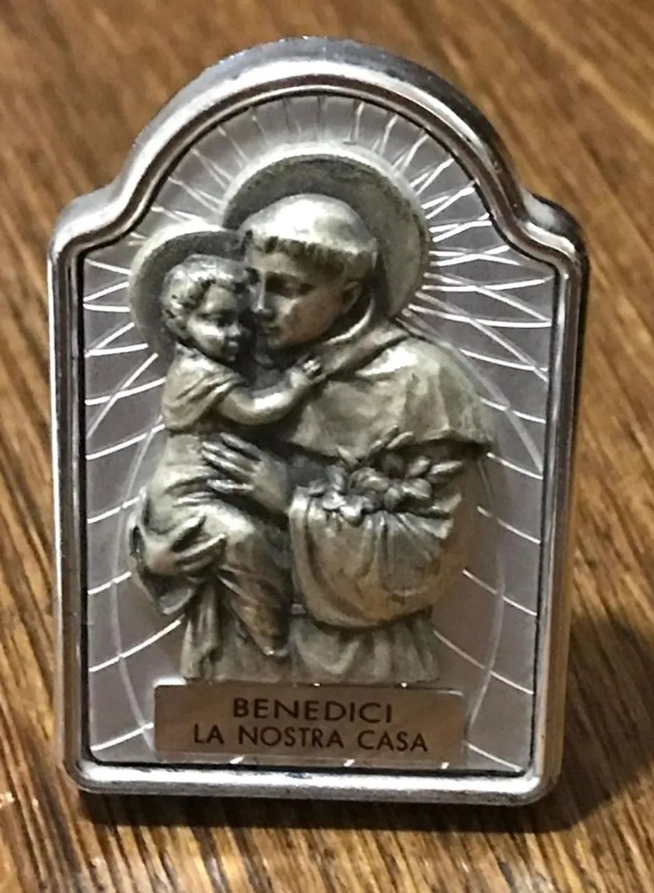 Souvenir de Santo Antonio com Menino Jesus (Padova/Itália) - Foto 3