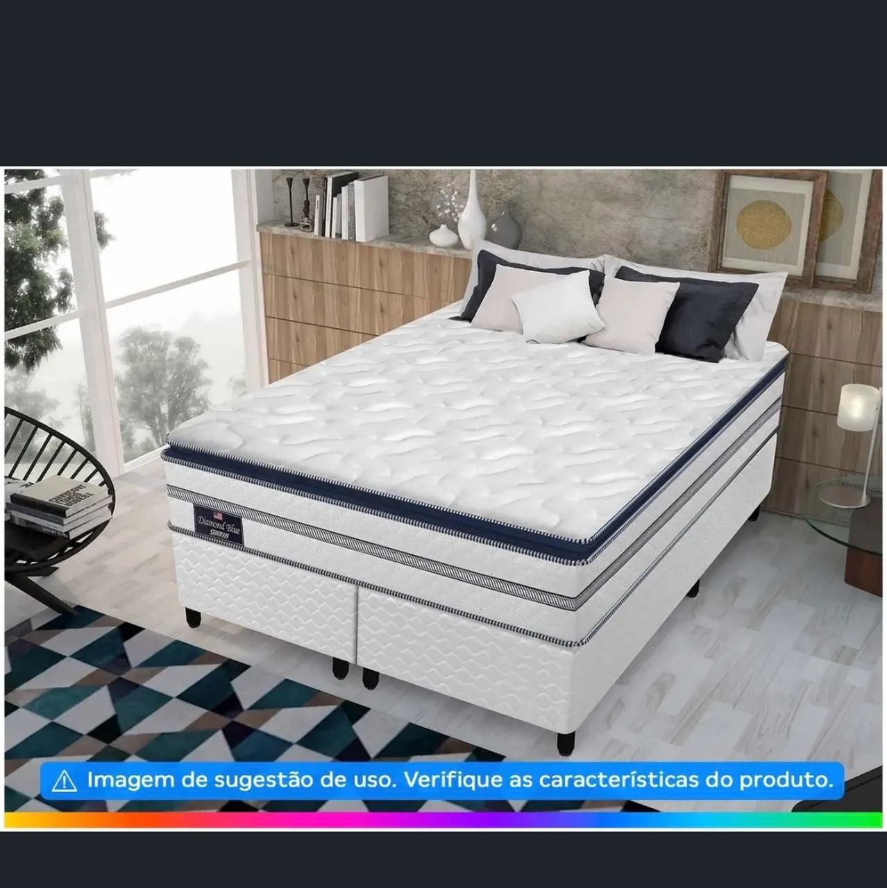 Cama Box Queen -Nova - Foto 4