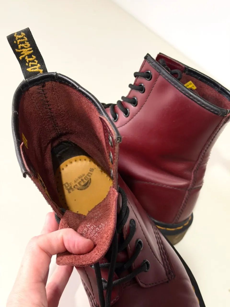 Bota original Dr. Martens 1460 Cherry Red, 37, uk5 - Foto 2