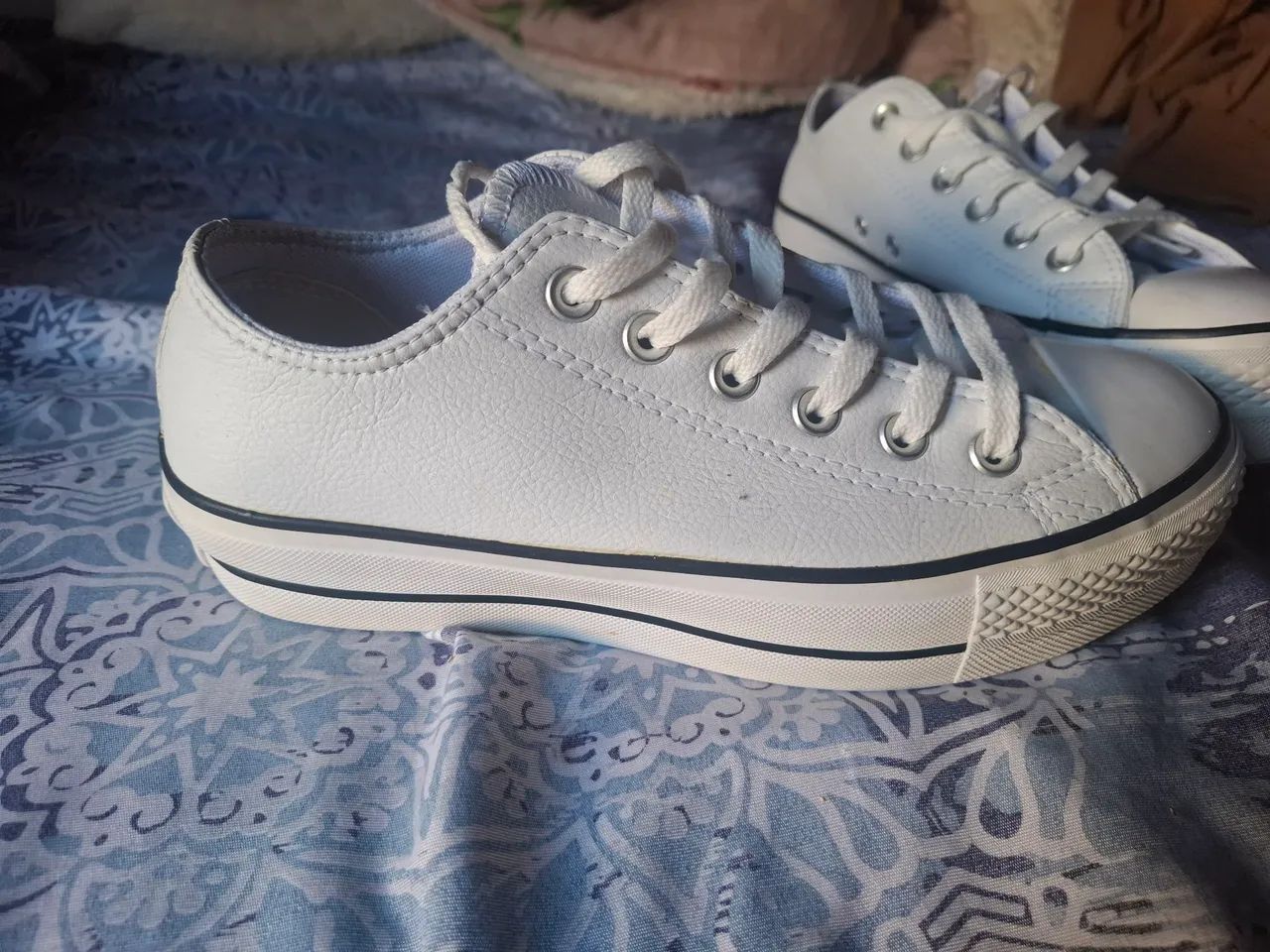 Tênis All Star Couro Branco  - Foto 2