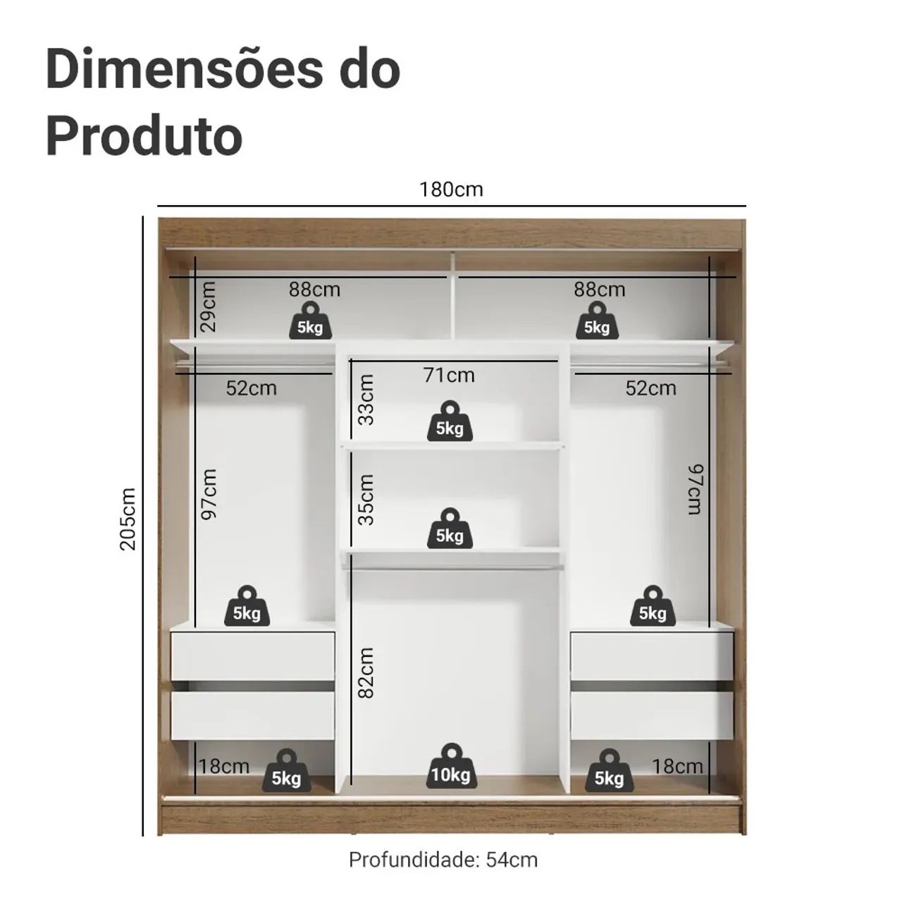 GUARDA ROUPA CASAL  - Foto 2