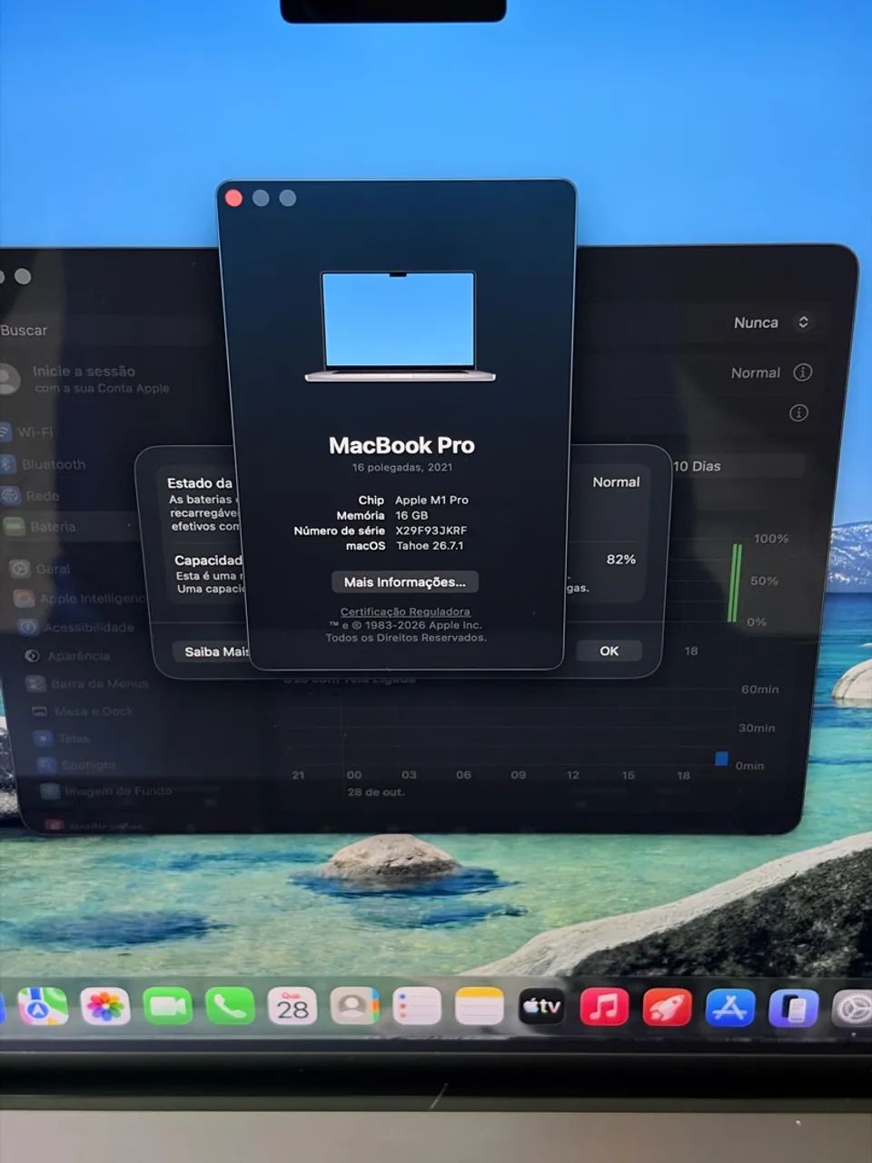 MacBook Pro M1 Pro 16 polegadas 16gb RAM 1TB SSD 2021 - Foto 2