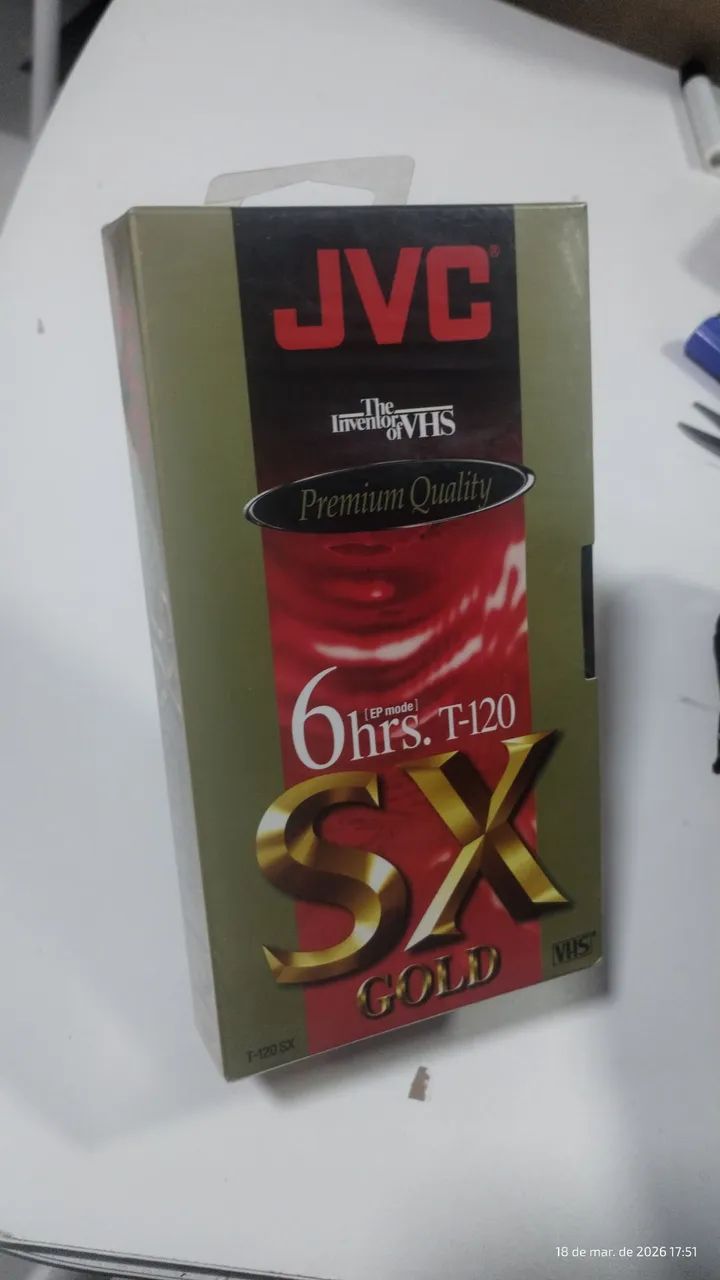Fita VHS JVC SX Gold - Foto 3
