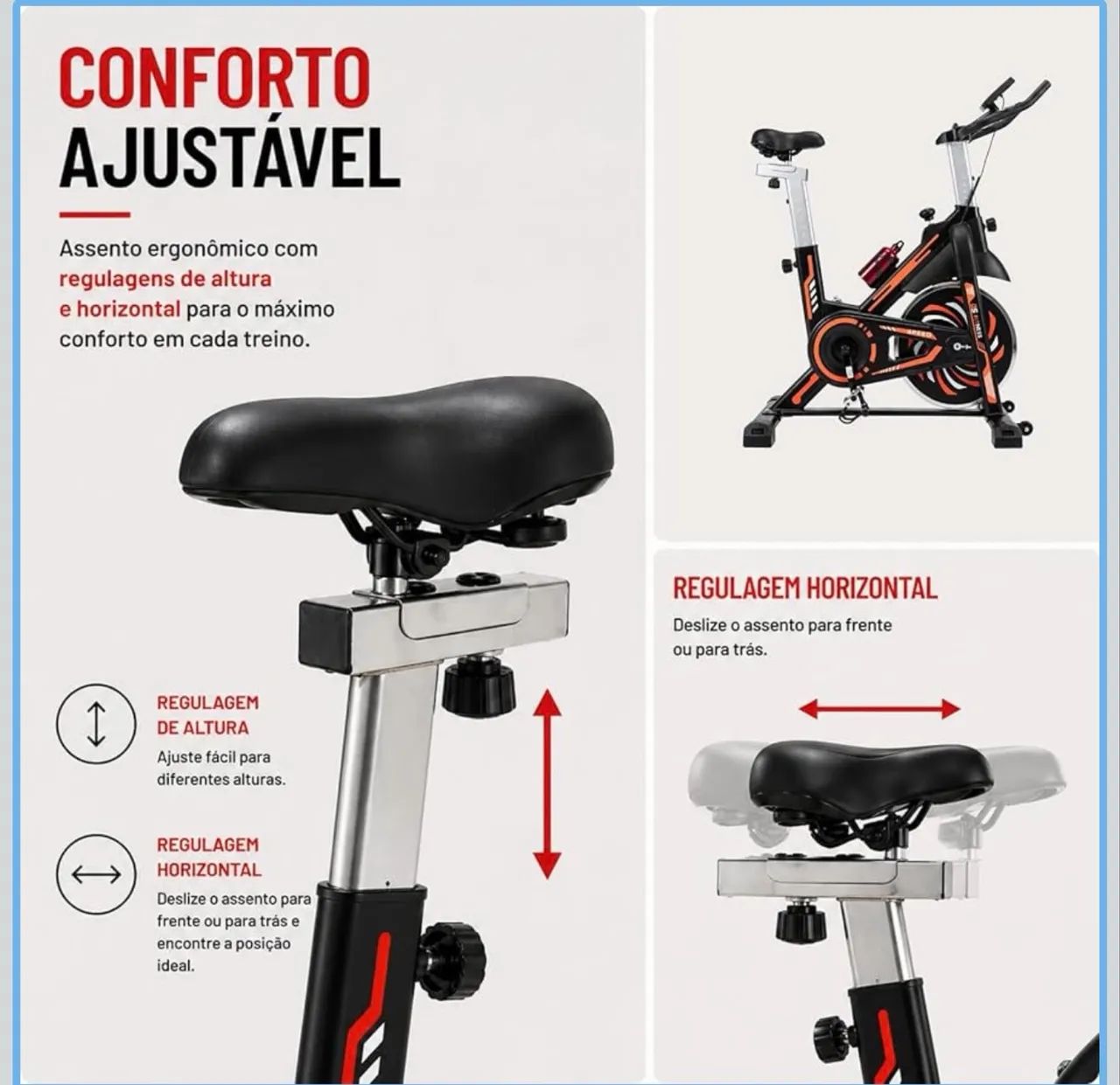 Bicicleta ergometrica spinning - Foto 5