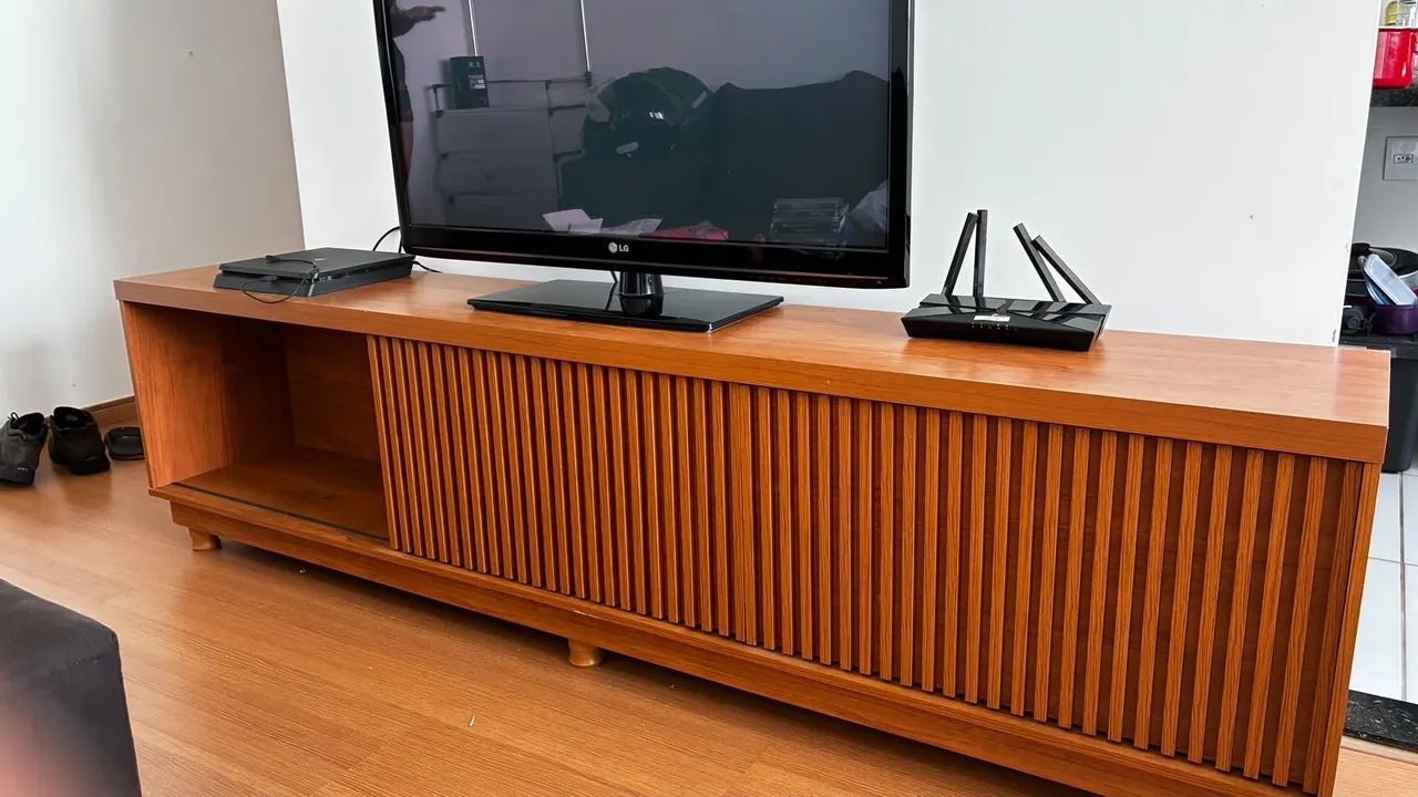 Rack amadeirado ripado - Foto 4