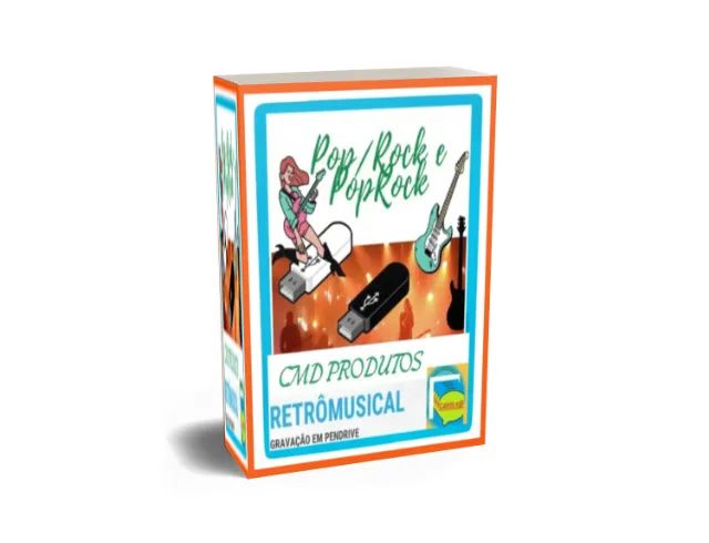 Pen drive 8gb com Músicas = Rock, Pop e PopRock (Nac. e Intern.) - Anos 70's á 2000's (mp3 - Foto 2