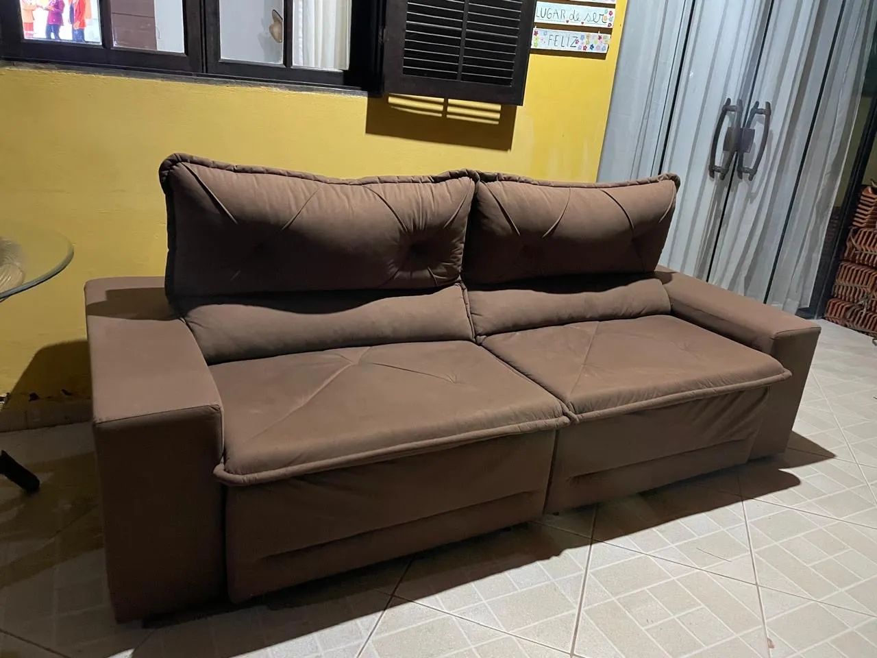Sofá Marron 2,25cm - Foto 2