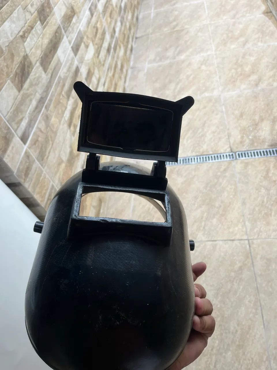 Máscara de Solda Visor Articulado com Catraca Advanced Carbografite