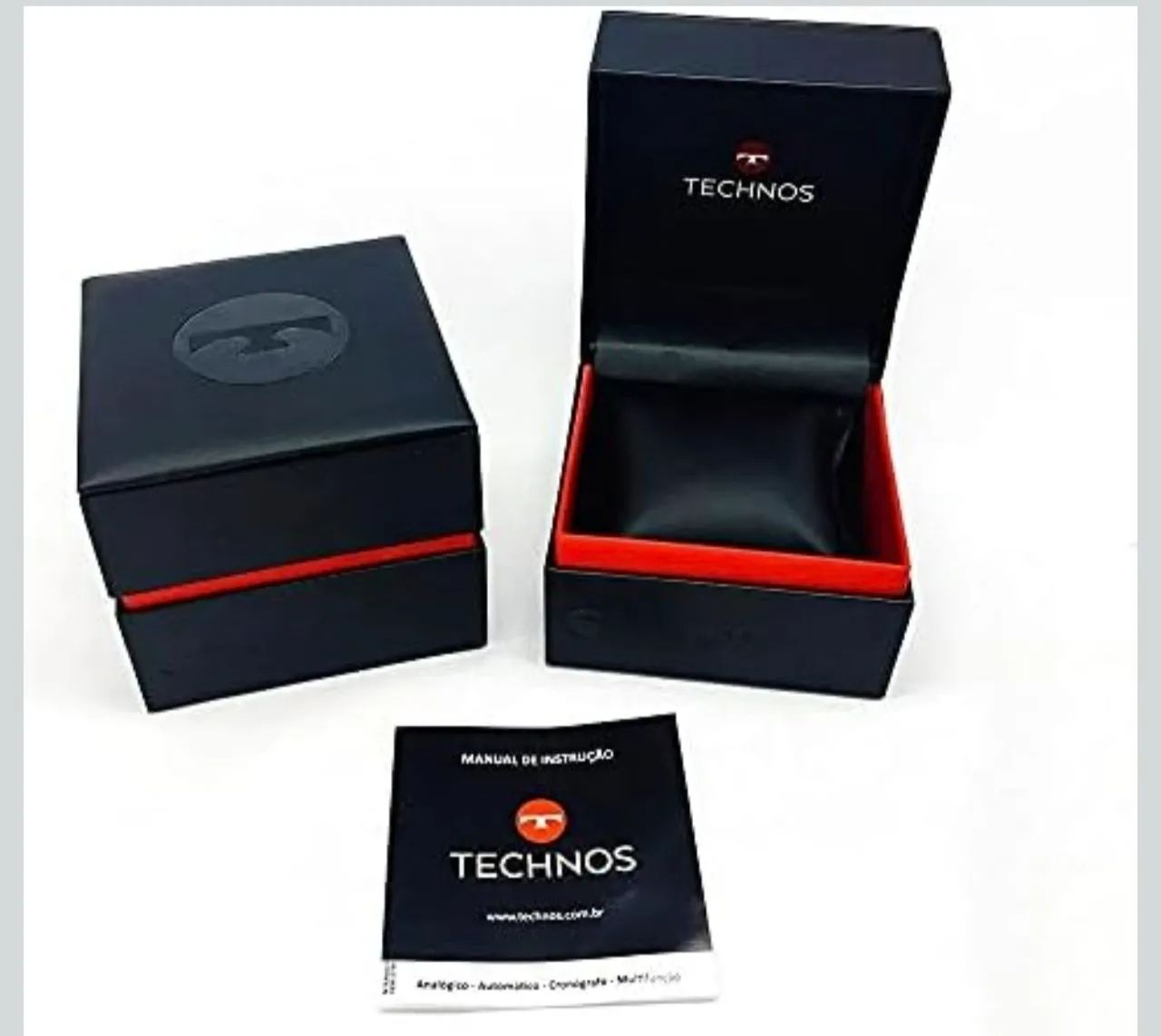 Relógio Technos masculino banhado a ouro 18k  - Foto 3