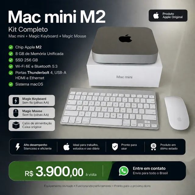 Mac Mini M2 SSD 256 GB