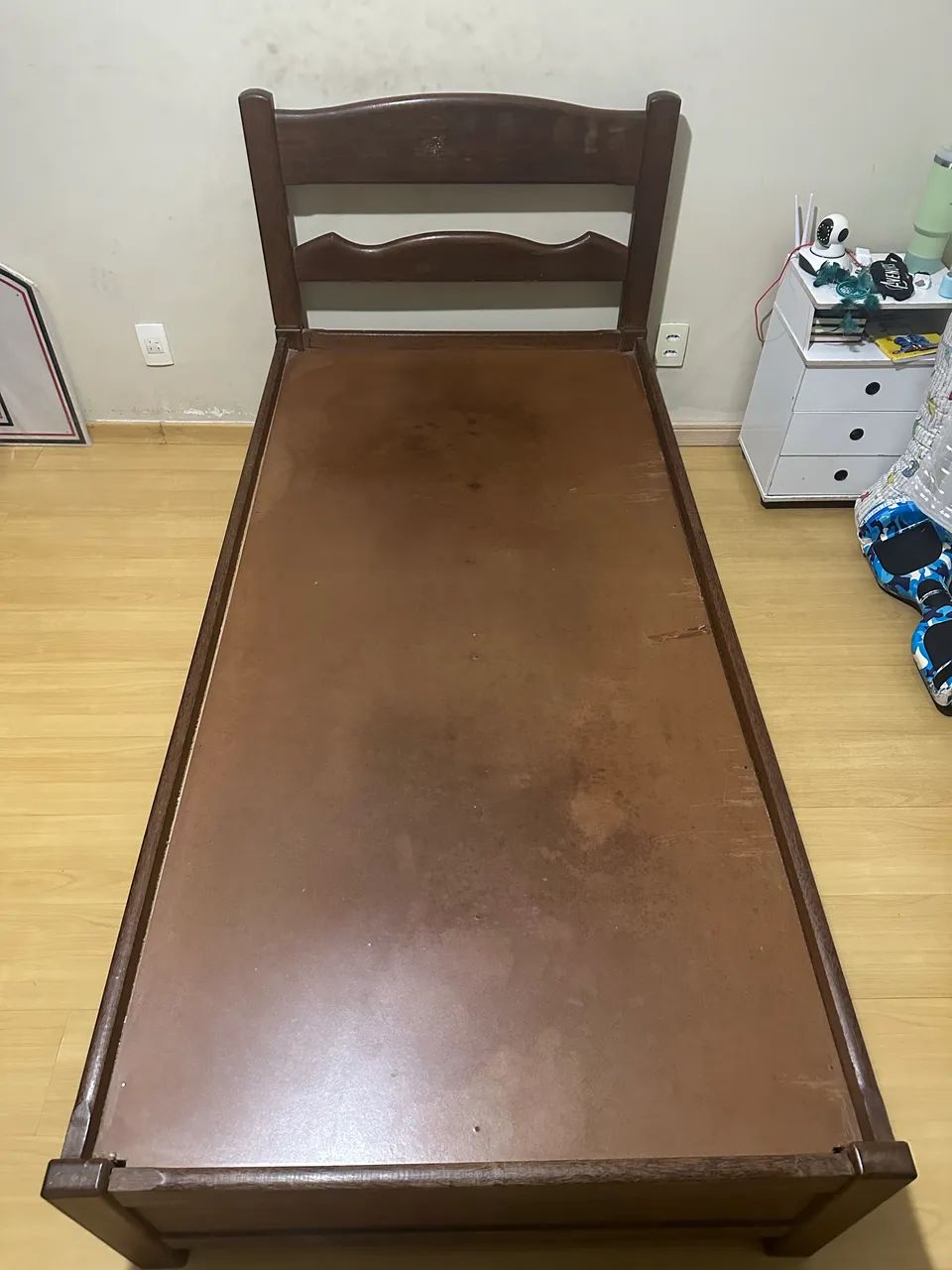 Cama Sucupira Solteiro - Excelente - Foto 4