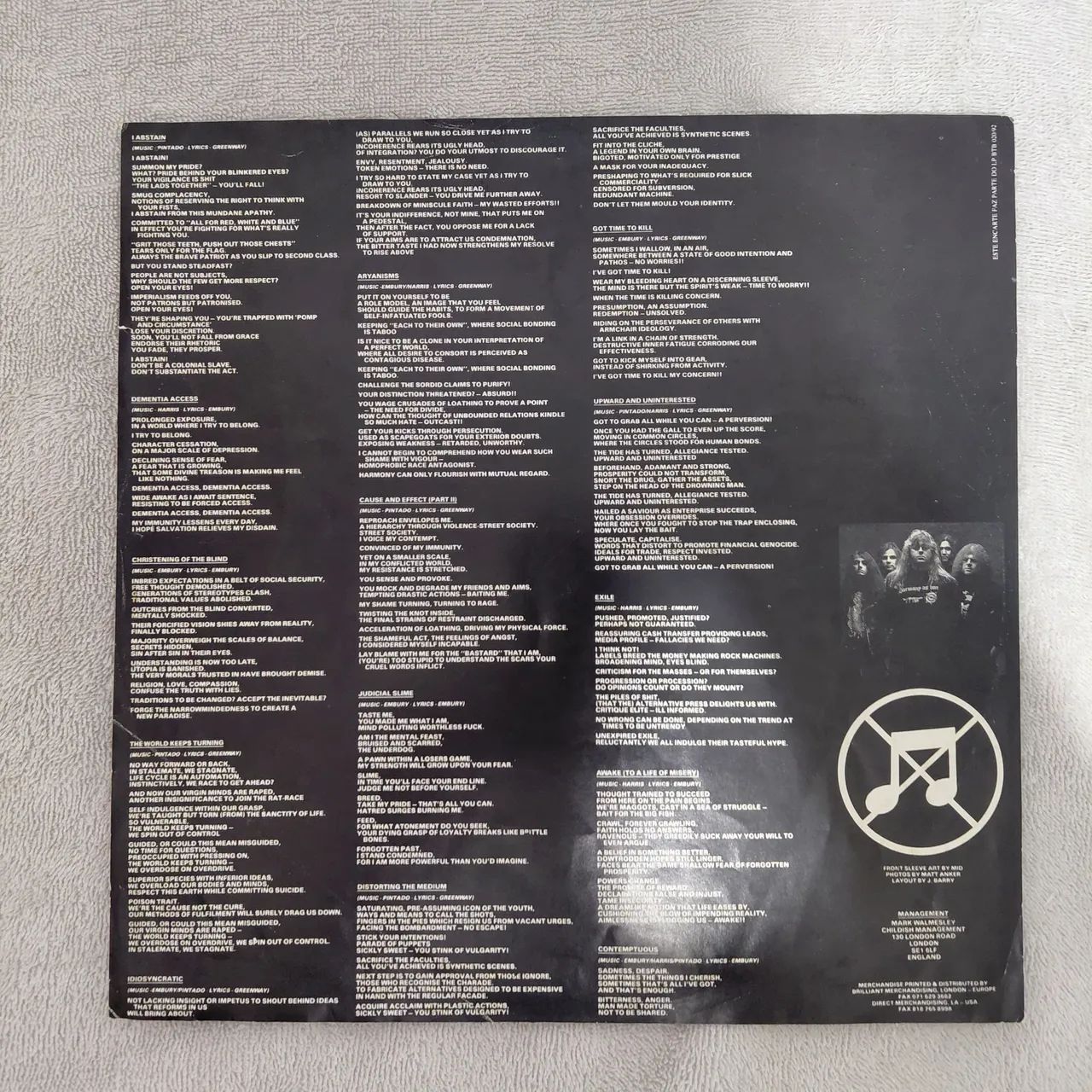 Lp napalm death utopia banished - Foto 4