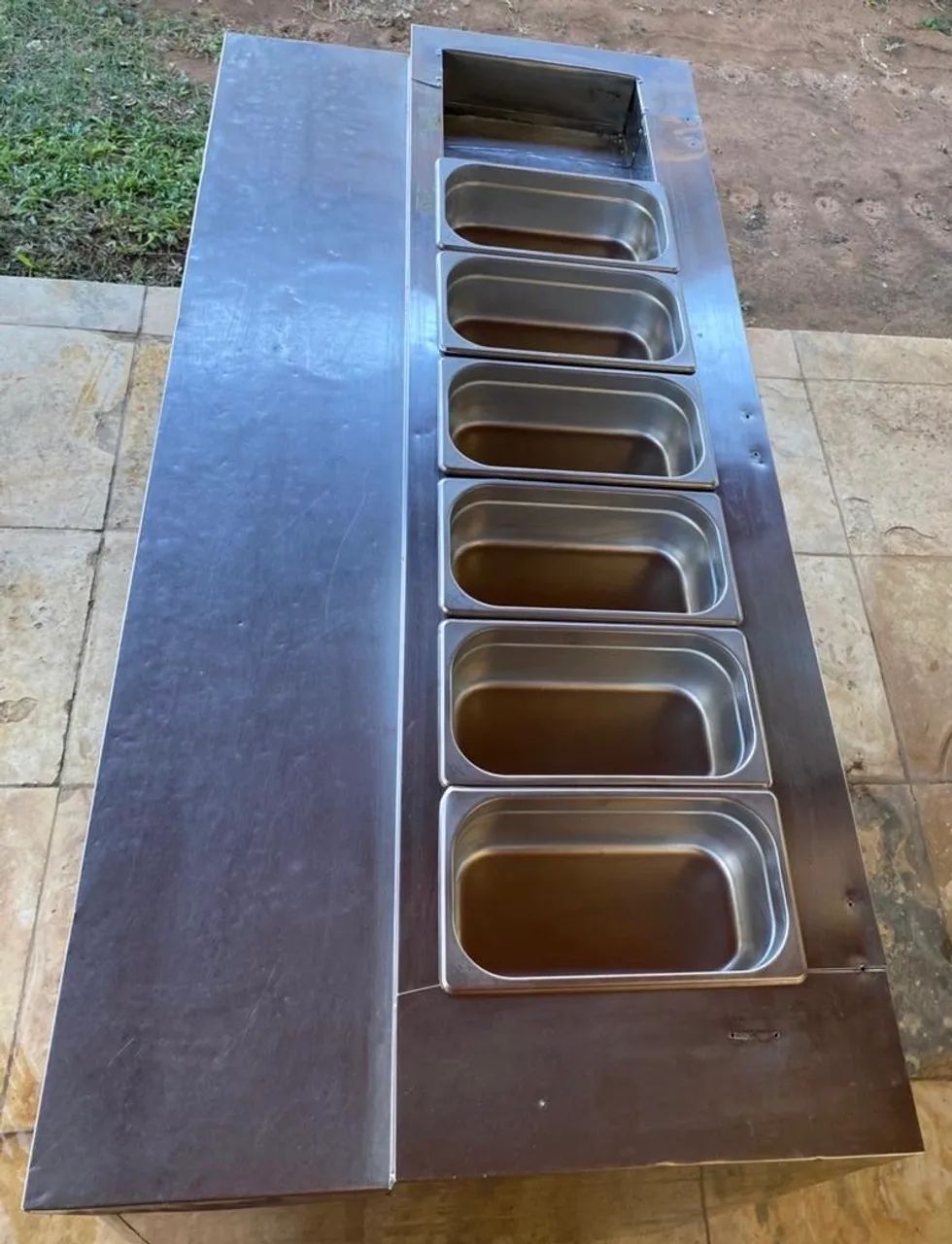 Balcão com codimentadora refrigerado inox - Foto 3