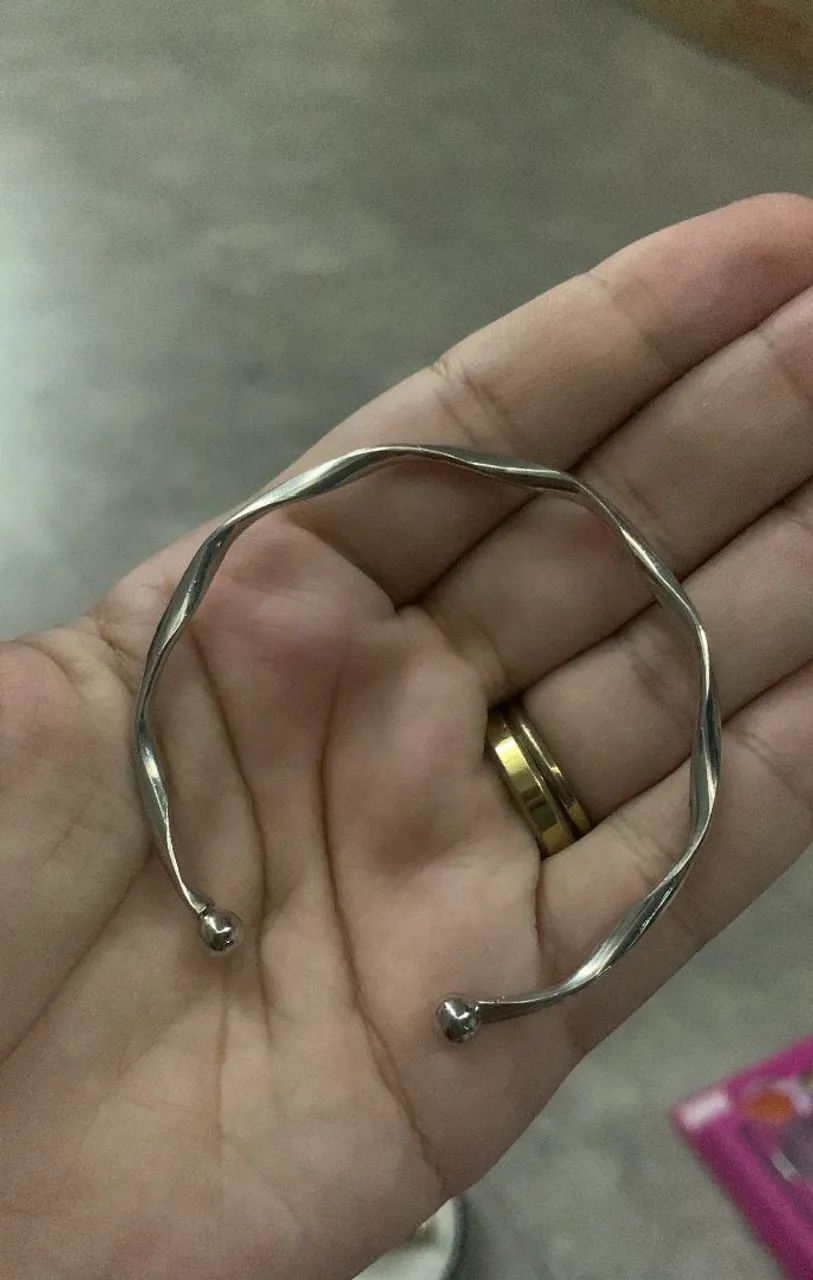Vendo bracelete prata - Foto 2