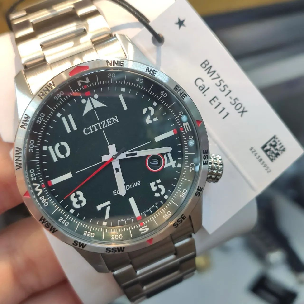 Citizen Eco-Drive BM7551-50X - Novo e sem uso 