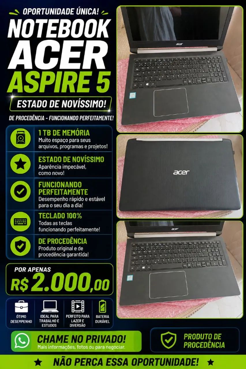 Notebook Acer aspire 5